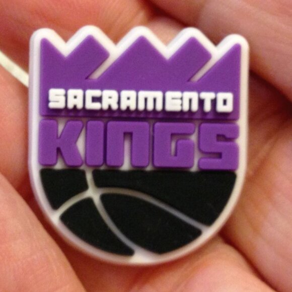 Sacramento Kings, Basketball, NBA, Sports Shoe Charm for CROCS *2/$8! 3/$10! - Picture 1 of 2